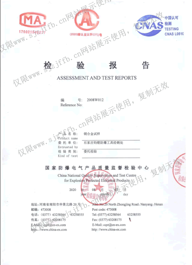 核验报告